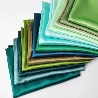 Solid Satin 58" Wide | 1Meter | 2Meters | 5Meters | Silky Scarf Craft DIY Fabric Charmeuse Green