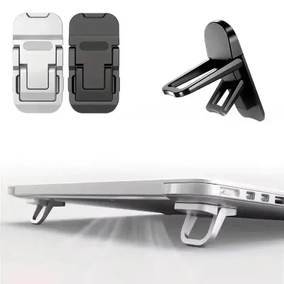 Portable Foldable Laptop Stand 2Pcs Adjustable Riser Cooling Bracket Universal Notebook Support Holder For Tablet