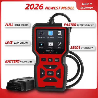 V519 Car Diagnostic Scanner Tool Automotive OBD2 Scanner for Engine Health Check with Color Screen
