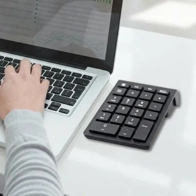 Ultra Thin 22 Keys Numerical Keyboard Wireless Usb 2.4g Mini Digital Keypad Ergonomic Digital Numpad Number Pad With Receiver