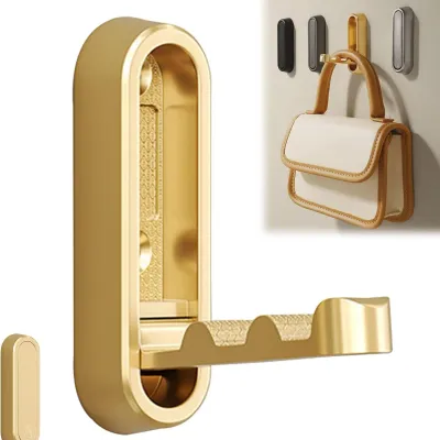 Folding Wall Hook Towel Coat Hook stainless Hook for Home and decoration Kitchen Bathroom Matte Towel Hanger storage Organizer