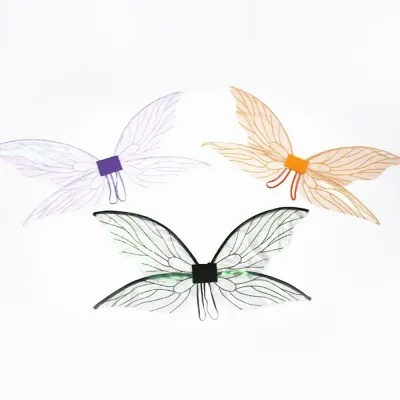 Gift Dress Up Props Princess Angel Wing Halloween Party Favor Cosplay Costume Butterfly Cicada Wing Fairy Wings Dress-Up Wings