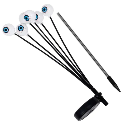 Solar Eyeball Halloween Lights Outdoor Waterproof Ground Stake Decor for Yard Garden Pathway Spooky Lighting Effects