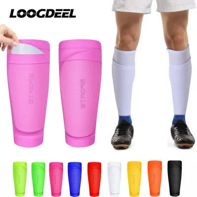Loogdeel Soccer Shin Guard Covers,Shin Pads Socks Soccer Sock Sleeves Shin Pads Holders Shin Guard Sleeves for Kids Youth Adults