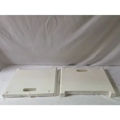 2 шт. белая корзина для белья 38x27x30 см, складная, для хранения, корзина для одежды, портативный органайзер для дома, ванной комнаты, общежития