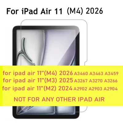 Glass film for Apple ipad air 11 2026 version M4 A3460 A3459 M3 M2 tablet Tempered glass screen protector protective film