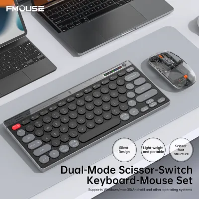 Bluetooth Wireless Keyboard Mouse Set Laptop Silent Button Charging Portable Mini Wireless Keyboard Office Typing