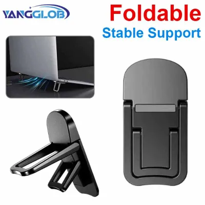 2pcs/Set Foldable Laptop Stand Portable Notebook Support Holder Adjustable Riser Cooling Bracket Universal for Laptop Tablet