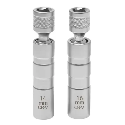14mm/16mm Spark Plug Wrench Set - Flexible Magnetic Socket for Easy Removal