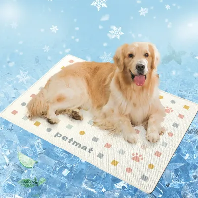 Cooling Mat for Dogs Cats Washable Pet Ice Cool Pad Blanket, Pet Sleeping Pad for Indoor Outdoor in Summer, Non-Toxic