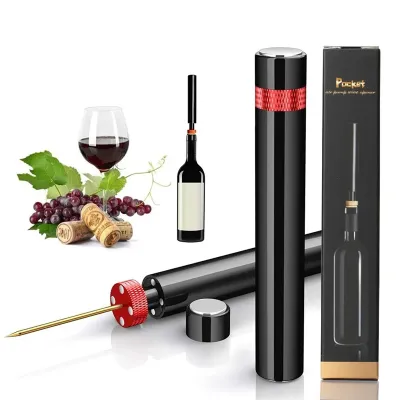 Wine Bottle Opener Portable Air Pump Pin Jar Cork Remover Corkscrew Kitchen Gadgets Wine Accessories Opening Tools