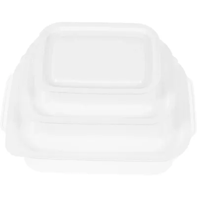 1Set Fresh Keeping Refrigerator Storage Boxes Food Container Clear Fridge Bin Stackable Freezer Organizer Vegetable Fruit Butter