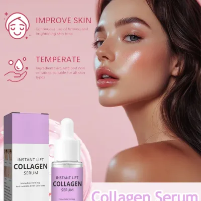 Wrinkle Removal Collagen Face Serum Hyaluronic Acid Anti Aging Forehead Fine Lines Lifting Facial Serum Skin Care Beauty
