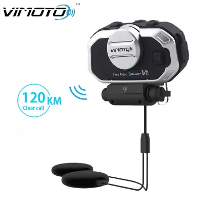 Easy Rider Vimoto V8  Motorcycle Helmet Headset Intercom Bluetooth-compatible Multi-Functional Interphone