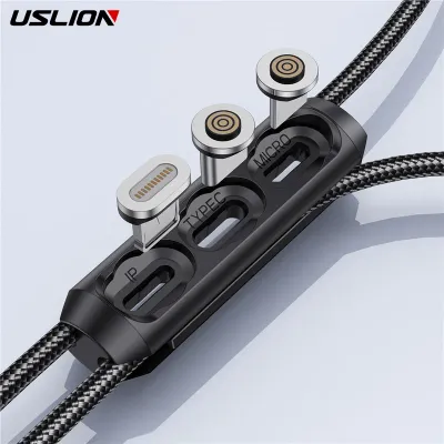 1/2 PCS Magnetic Plug Case Portable Storage Box USB Cable Organizer Clip For iphone Micro Type C Magnet Charge Adapter Connector