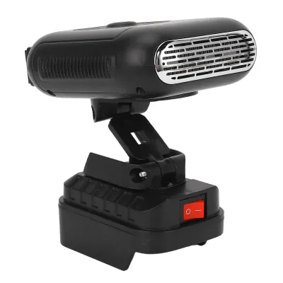 Winter Car Heater 12V Portable Space Heater with Double USB Power 90 Rotatable Defroster Auto Windshield Demister Defogger