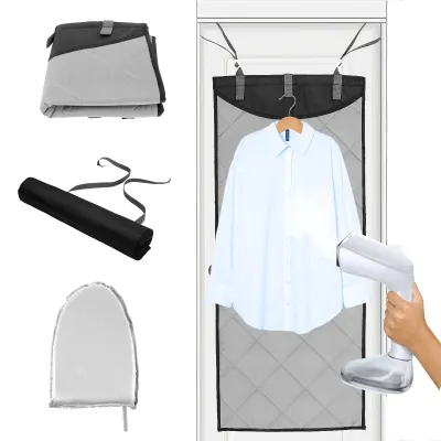 Over The Door Ironing Board Vertical Clothes Steamer Pad Heat Resistant Clothing Care Pad for Handheld Steamer 45.27×18.89 inch