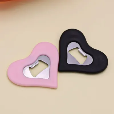 2 Colors Love Bottle Opener New 59*48mm Creative Soda Bottle Opener Beer Wine Opener Bottle Opener Kitchen Gadgets Useful