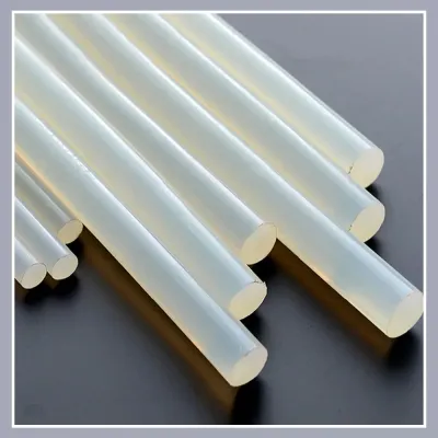 Hot Melt Glue Sticks 7mm/11mm Translucent Strong Viscosity Rods For Glue Gun High Temperature Resistant Hot Glue 10Pcs
