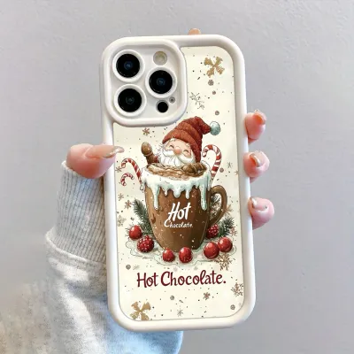 Warm Winter Cocoa Elf - a Cute And Cozy Christmas Phone Case For iPhone 18 17 Pro Max 16 15 14 Plus 13 12 11 7 8 17E XS XR Cover