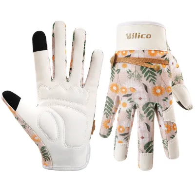 Thorn-Proof Gardening Weeding Working Gloves Breathable leather Glove Puncture Resistant for Digging, Floral Planting,Pruning