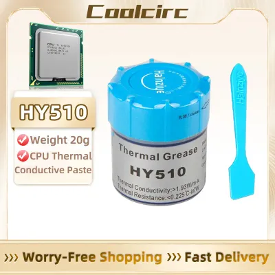 Coolcirc HY510 Thermal Conductive Silicone Grease 10g/20g Compound Thermal Paste CPU GPU Notebook PC Conductive Grease Heatsink