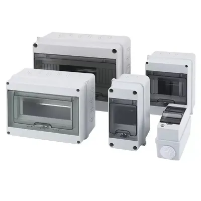 HT Series Junction Box 2/3/5/8/12/15/18/24WAY PC Plastic Outdoor Electrical IP65 Waterproof Distribution Box switch box