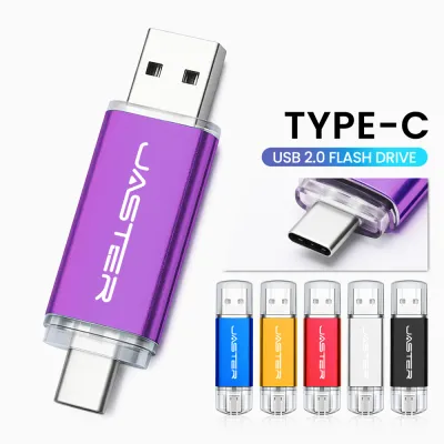 High speed TYPE C 2in1 USB flash drive 128GB 64GB 32GB metal Pen drive smart phone Car TV USB stick 4GB 8GB 16GB Creative gift