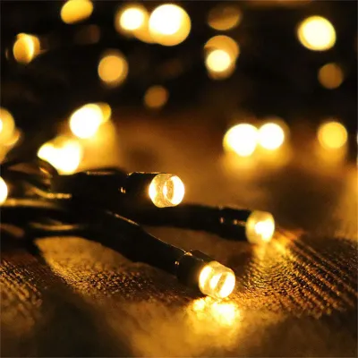 Outdoor Led Solar Powered String Lights Fairy Light Garland Lights 8 Mode Party Garden Birthday Wedding Decoration Waterproof