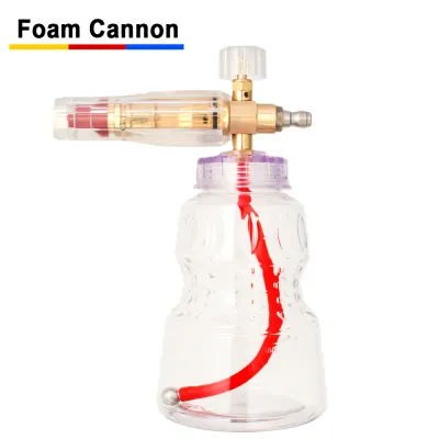 Professional Aluminum Foam Cannon 1/4" Quick Connect Snow Foam Lance & Foam Generator for High Pressure Car Wash Systems