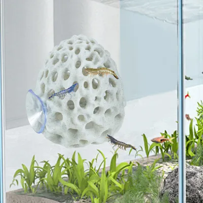 Shrimp Hides for Aquarium, Betta Fish Hideout with Suction Cup, Aquarium Decor for Small Fish Guppy Hiding Resting