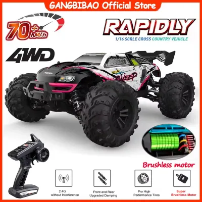 4WD Remote Control RC Car 50 or Super Brushless 80KM/H Fast RTR High Speed All Terrain Off Road Radio 4x4 Truck for Adults Kids
