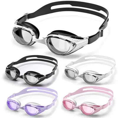 Professional Swimming Goggles Anti-fog Waterproof Swim Eyewear Glasses 100% UV Protection No Leaking For Men Women Youth Adult
