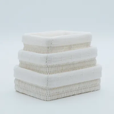 1/6 bjd ob11 miniature dollhouse furniture Mini model Bathroom kitchen accessories rattan basket three-piece set