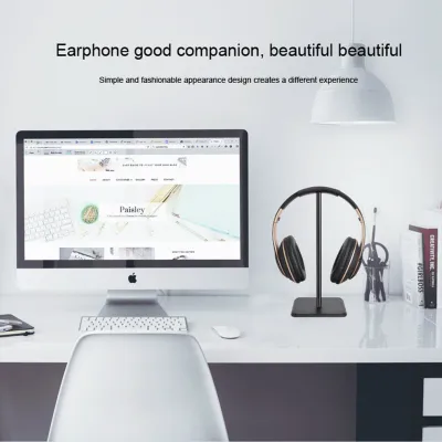 Universal Headphone Holder Rack - Space Saving Desktop Headset Stand Organizer Portable Earphones Bracket for Gaming