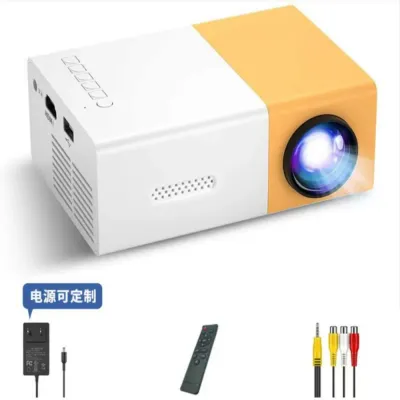 Cross border popular VS YG300 projector mobile wired same screen children's wireless entertainment mobile home projector