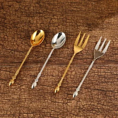 Kitchen Gadgets Elegant Swan Tableware Set Nordic Creative Dessert Utensils Mixing Luxury Coffee Spoons Kitchen Use