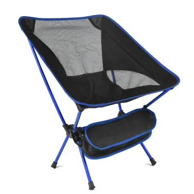 Lightweight Folding Camping Chair,Portable Aluminum Alloy Outdoor Chair with Lazy Backrest,Foldable Design for Fishing,Hiking