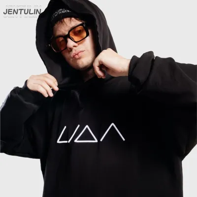 Harajuku Oversized Streetwear Pullover Men's Hoodies LIDA Graphic Print Hooded Sweatshirt Hip Hop Aesthetic Korean Tops Goth Y2k