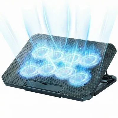 17inch Gaming Laptop Cooler Fan Led Screen Two USB Port 2600RPM Laptop Cooling Pad Notebook Stand For Laptop fan cooler
