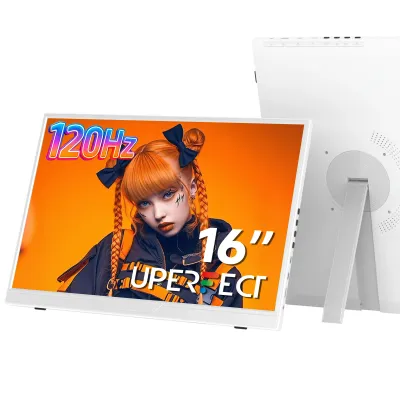 UPERFECT 120HZ Portable Monitor 16.0inch 1920 * 1200P USB C HDMI Ultra-Slim IPS Travel Display HDR External Screen For Laptop PC