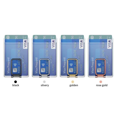 Magnetic Clear Wallet Card Holder For Magsafe iPhone 15 16 14 13 12 Pro Max Samsung S24 S23 Ultra Macsafe Magnet Card Slots Case