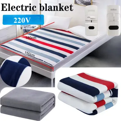 220V Electric Blanket Thicker Heater 70x150cm Thermal Mattres Heated Bed Warmer Electric Blanket Timer Heated Pad for Winter Pad
