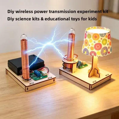 Children's Science and Education Experiment Models, DIY Wireless Power Transmission Component Science and Education Toys