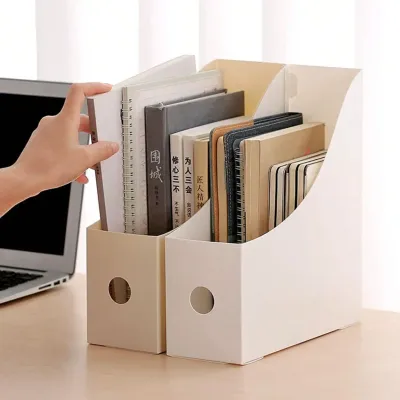3pcs/1pc,Desktop File Rack Students Use Data Rack Office Supplies To Organize Plastic Bookshelves File File Storage Box, School Season,Back To School,School Supplies