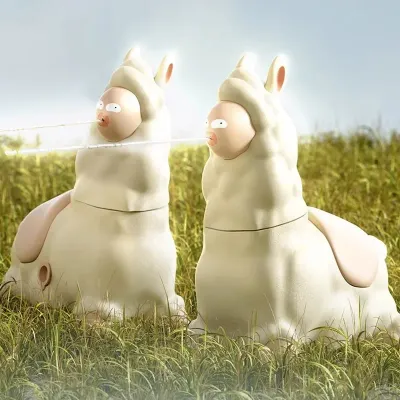 Alpaca Water Gun Llama Squirt Gun Fun Water Spray Toy for Kids Boy Outdoor Beach Pool Play Prank Gag Summer Water Fights Battles