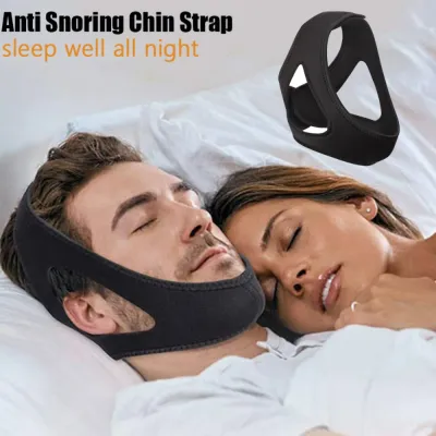 Hotsale Anti Snoring Chin Strap Stop Snore Device Adjustable Breathable Chin Rest Anti-noise Men Women LowerJaw Protection Belt