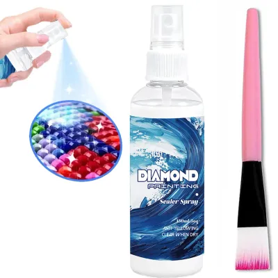 150ml Diamond Painting Sealant Spray Craft Art And Craft  Adhesive Glue Quick Dry Clear Diamond Artwork Fixing Protective Spray