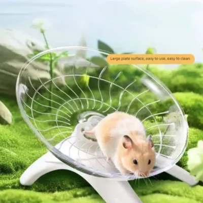 1PC Silent Flying Saucer Exercise Wheel Small Pet Wheel Ideal Running Wheel for Hamsters Mice Hedgehogs