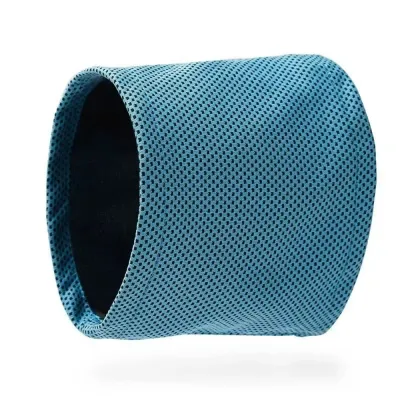 Resuable Pet Cooling Ice Towel Breathable Quick Drying Dog Ice Collar Lightweight with Leash Hole Instant Cooling Bandana Summer